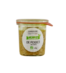 Tartinable de poulet rôti au curry 100g