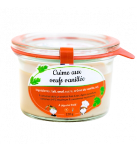 Crème aux oeufs vanillée 120g