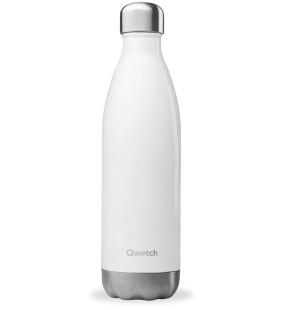 Gourde Isotherme Inox Blanc 750ml